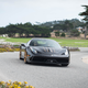 The owner has all his Ferraris in the same matching black/gold combination